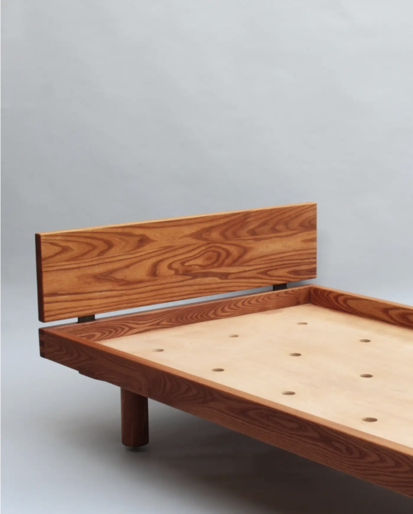 Fine French 1950s Solid Elm "Godot" daybed by Pierre Chapo - Image 6